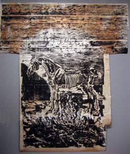 grane_by_anselm_kiefer-_woodcut_with_paint_and_collage_on_paper_mounted_on_linin_museum_of_modern_art_new_york_city